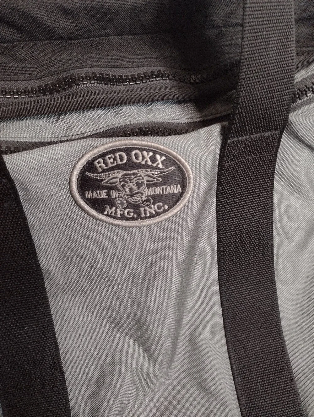 Red Oxx Air Boss Carry-On Bag Black Gray Made in USA Travel Luggage Zippers